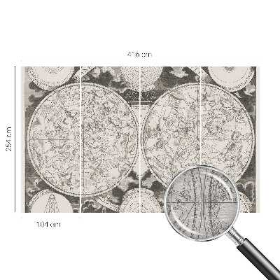 Papier peint panoramique tendance Hviezdna mapa