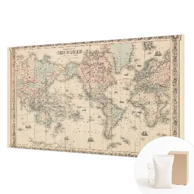 Papier peint photo grand format pour le mur Carte historique