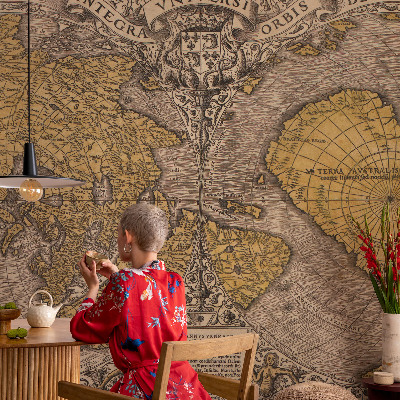 Papier peint panoramique intissé moderne Historická kartografia