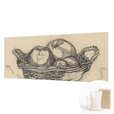 Papier peint photo intissé avec un motif de panier de fruits
