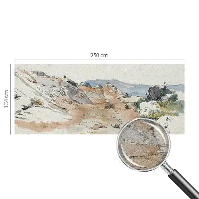 Papier peint photographique sur tissu non tissé paysage rocheux