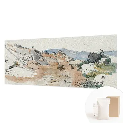 Papier peint photographique sur tissu non tissé paysage rocheux
