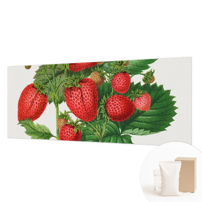 Décoration murale panoramique intissé avec motif de fruits estivaux