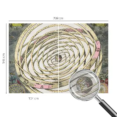 Papier peint photographique intissé spirale cosmique