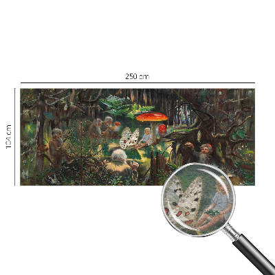 Poster mural panoramique Rozprávkový les