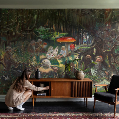Poster mural panoramique Rozprávkový les