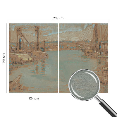 Papier peint panoramique intissé Výhľady na prístav