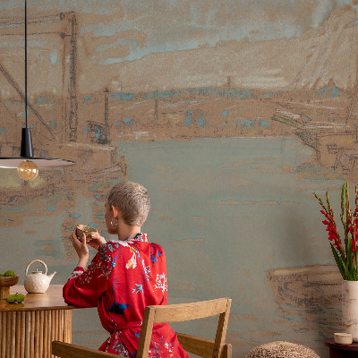 Papier peint panoramique intissé Výhľady na prístav