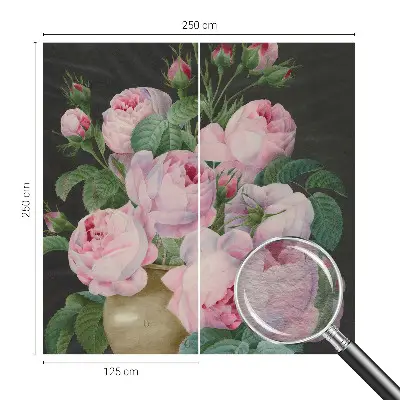 Papier peint photographique intissé élégance florale