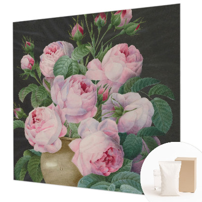 Papier peint panoramique chambre à motif floral élégant