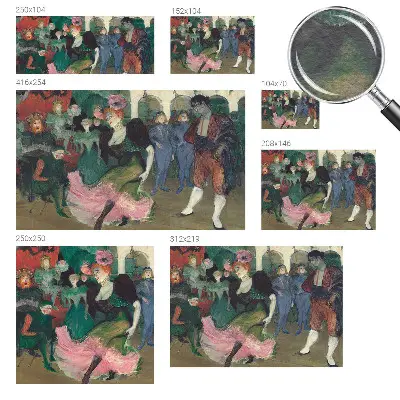 Papier peint photo grand format pour le mur danse de salon