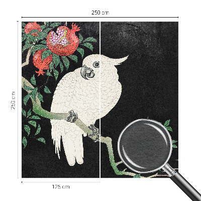 Tapisserie panoramique Papagáj z granátového jablka