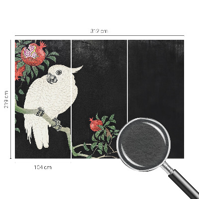 Tapisserie panoramique Papagáj z granátového jablka