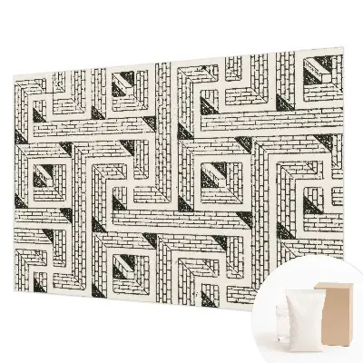 Papier peint photo sur tissu non tissé Labyrinthe de briques