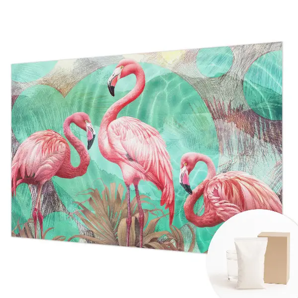 Papier peint photographique sur tissu non tissé Oiseaux exotiques