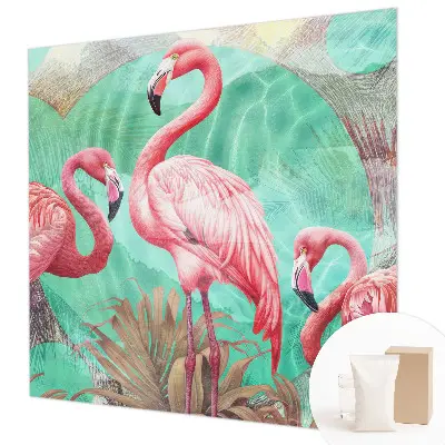 Papier peint photographique sur tissu non tissé Oiseaux exotiques