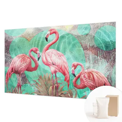 Papier peint photographique sur tissu non tissé Oiseaux exotiques