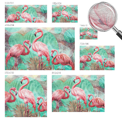 Papier peint panoramique enfant Exotické vtáky