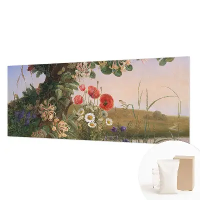 Papier peint panoramique de haute qualité avec un motif floral 