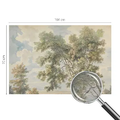 Papier peint photographique avec un motif de nature romantique