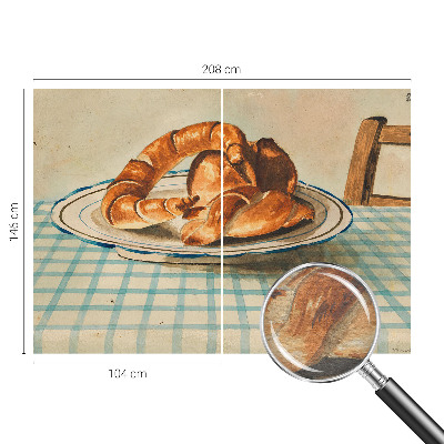 Papier peint panoramique intissé moderne Pečené dobroty z kuchyne