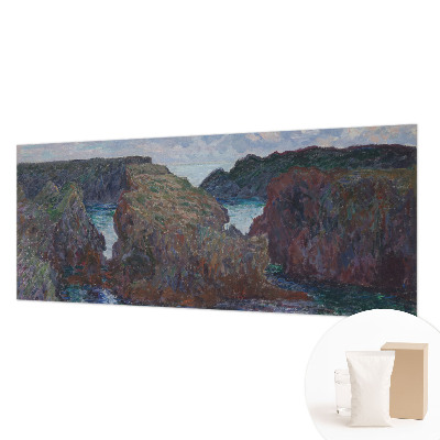 Papier peint panoramique facile à poser avec un motif de côte rocheuse