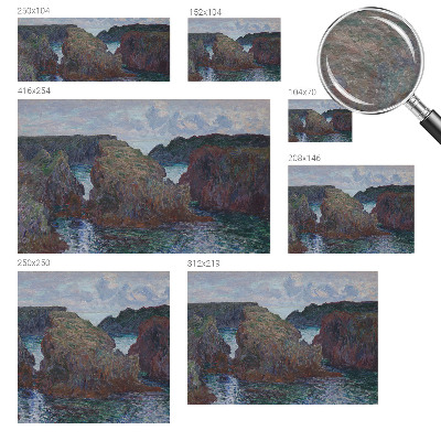 Papier peint panoramique facile à poser Skalnaté pobrežie