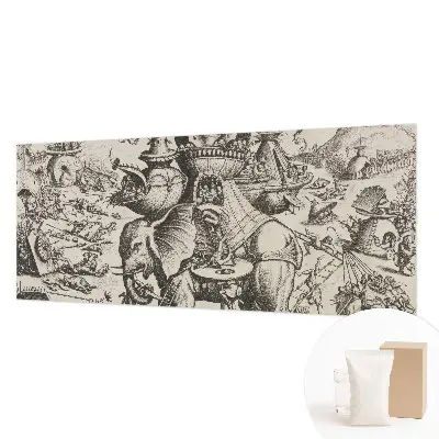 Décoration murale panoramique intissé avec le motif « Groteskná bitka »