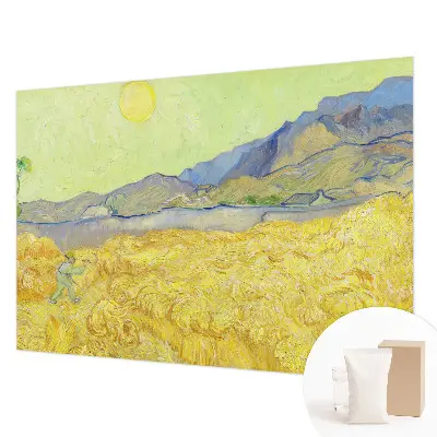 Papier peint salon moderne avec motif 