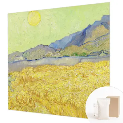Papier peint salon moderne avec motif 