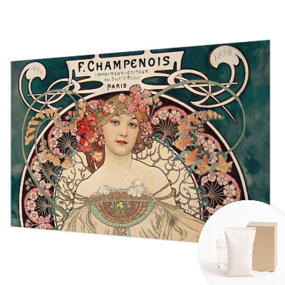 Papier peint panoramique sur mesure Kvetinová symetria