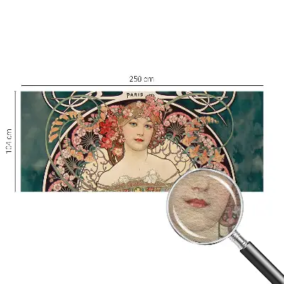 Papier peint panoramique sur mesure avec le motif « Kvetinová symetria »