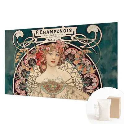 Papier peint panoramique sur mesure avec le motif « Kvetinová symetria »