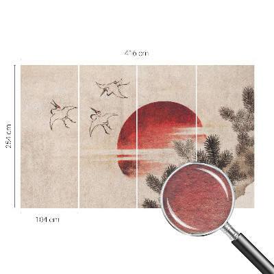 Papier peint panoramique enfant Lesný východ