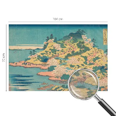 Papier peint photo imprimé sur tissu non tissé paysage japonais