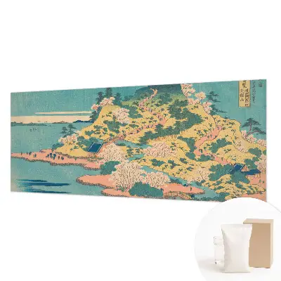 Papier peint photo imprimé sur tissu non tissé paysage japonais