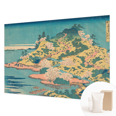 Papier peint panoramique de haute qualité avec un motif de paysage japonais