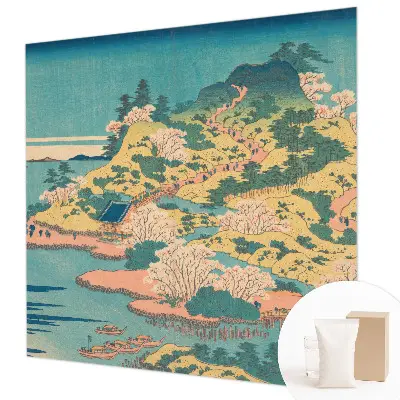 Papier peint photo imprimé sur tissu non tissé paysage japonais