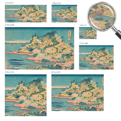 Papier peint panoramique de haute qualité Japonská krajina