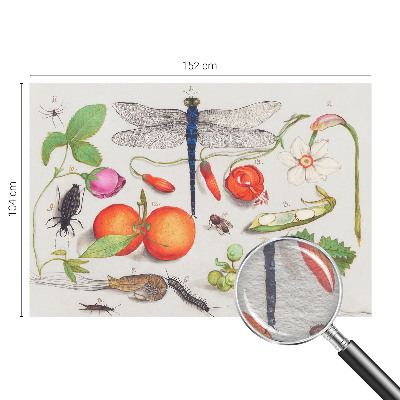 Papier peint panoramique intissé moderne avec une illustration de la nature