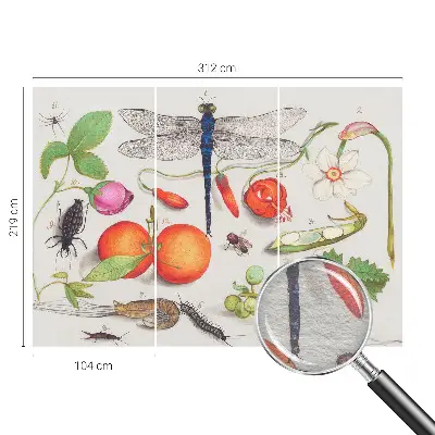 Papier peint intissé imprimé Illustration de la nature
