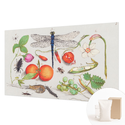 Papier peint panoramique intissé moderne avec une illustration de la nature