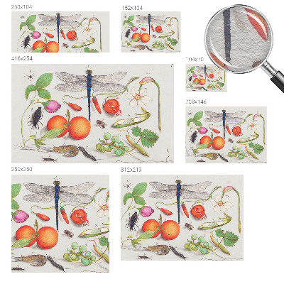 Papier peint panoramique intissé moderne Ilustrácia prírody