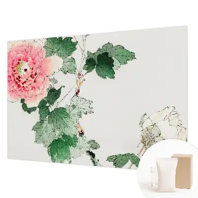 Papier peint intissé subtilité florale