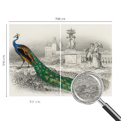 Poster mural panoramique Farebné perie