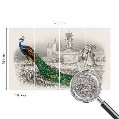 Poster mural panoramique Farebné perie