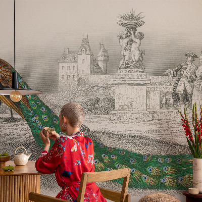 Poster mural panoramique Farebné perie