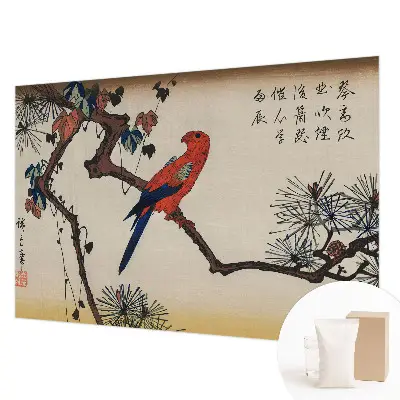 Papier peint intissé Un oiseau sur une branche