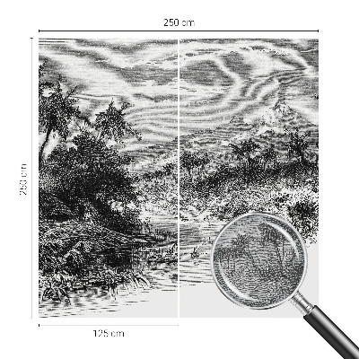 Papier peint chambre moderne Exotická panoráma