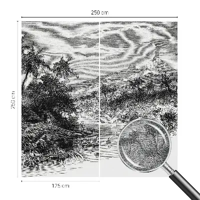 Papier peint photo grand format pour le mur Panorama exotique